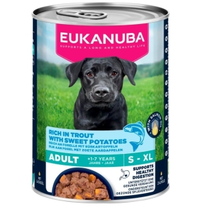 Euk Wet Food F/Adult Dogs, Trout W/Sweet Potatoes 400 G