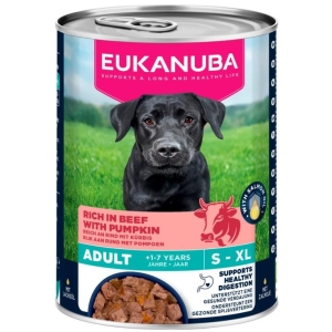 Euk Wet Food F/Adult Dogs, Beef With Pumpkin 400 G