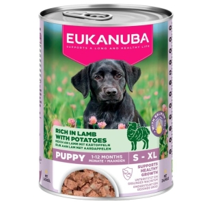Euk Wet Food F/Puppies, Lamb With Potatoes 400 G
