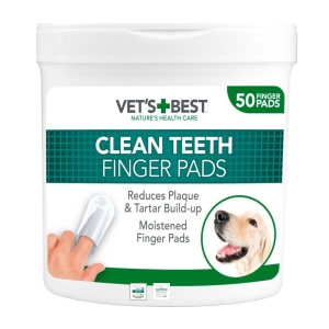 Vets Best Clean Fingertut til tannpleie 50 Stk.