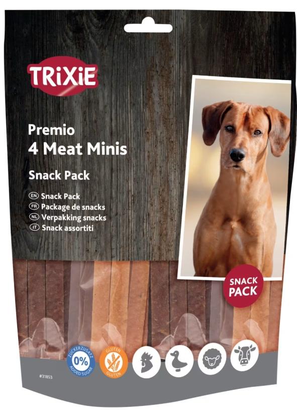 Premio 4 Meat Bars 4X100G Kylling, And, Lam & Laks 91% Kjøtt (4Stk)
