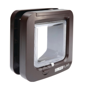 Sureflap Kattedør T.Chip Brun