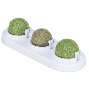 3 Baller M/Catnip Og Matatabi M/Holder Ø5Cm