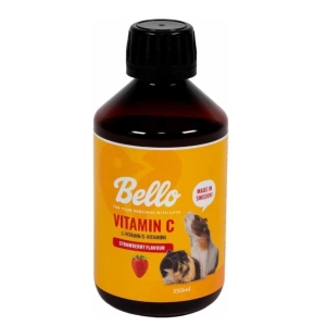 C Vitamin for Marsvin Jordbærsmak 100 ml flytende