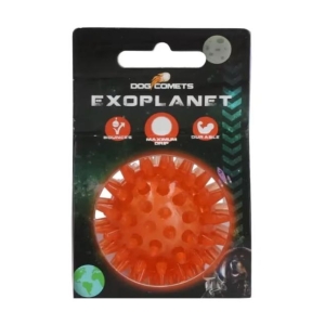 Dog Comets Exoplanet Spiky Ball S Orange 5 cm