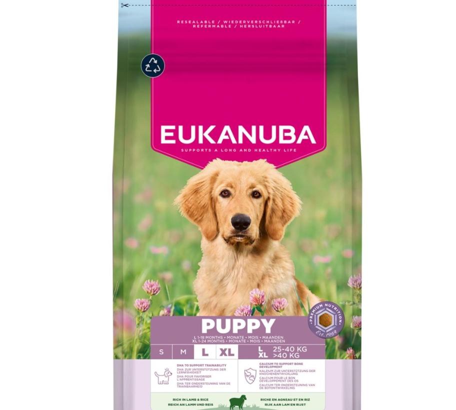 Euk Puppy Large Lamb & Rice 2,5 kg