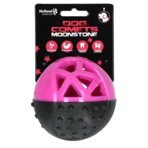 Dog Comets Moonstone Treat Ball Pink