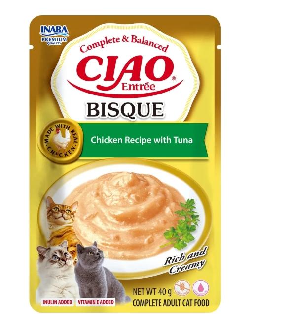 Ciao Cat Meal Entrée Bisque Chicken/Tuna 12 St